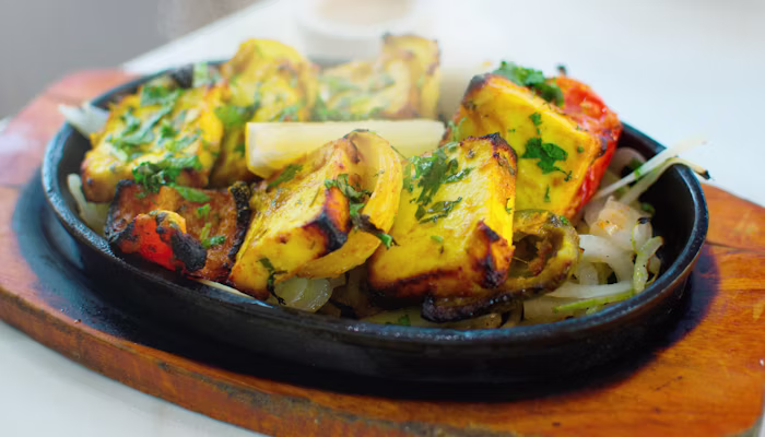Mildly spiced South Indian dishes