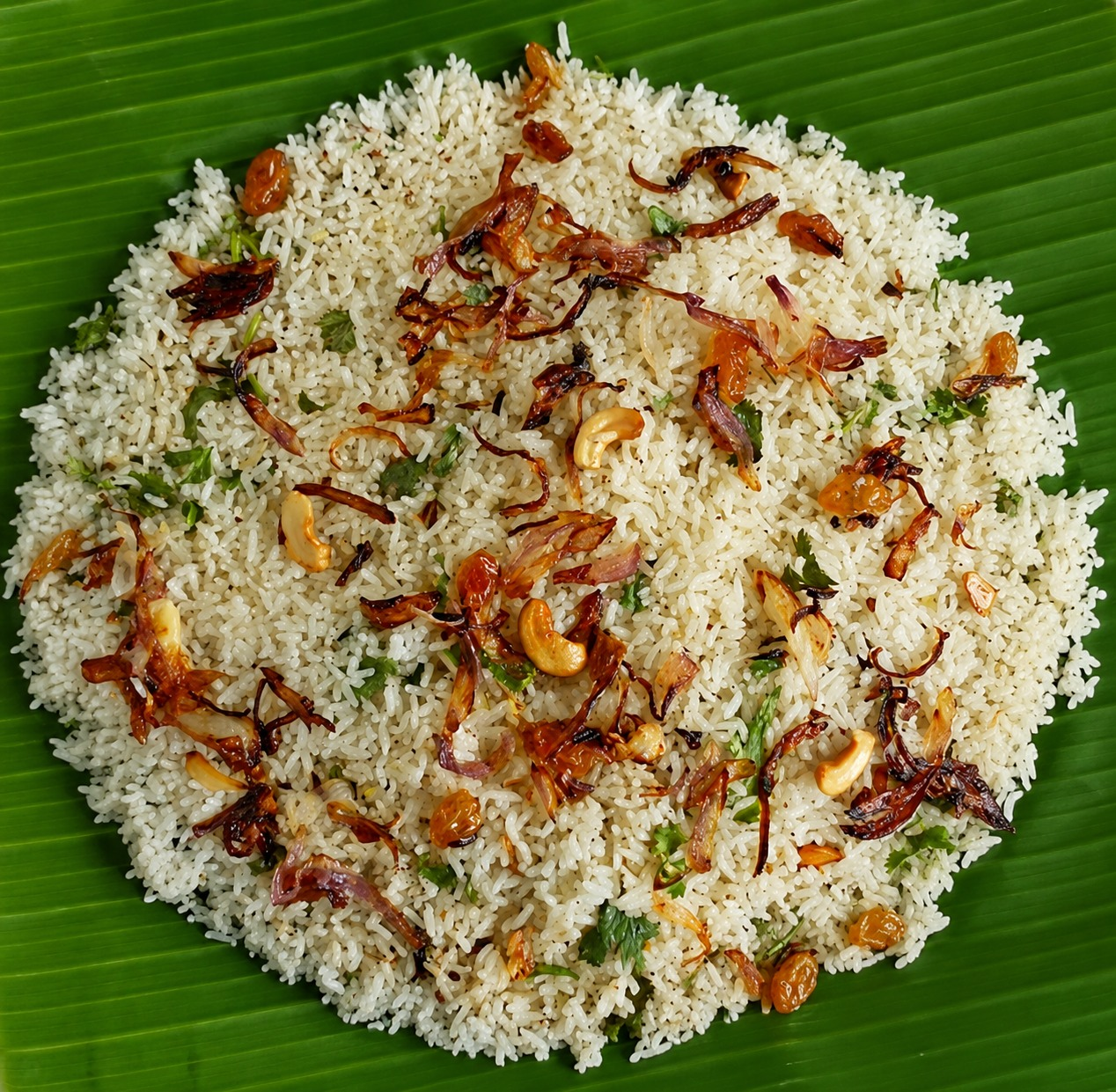 Thalassery mutton biriyani with ritha salad